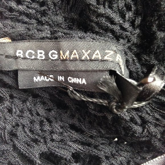 NWT BCBGMaxAzaria Blouse with Fringe Hem s - Picture 6 of 9